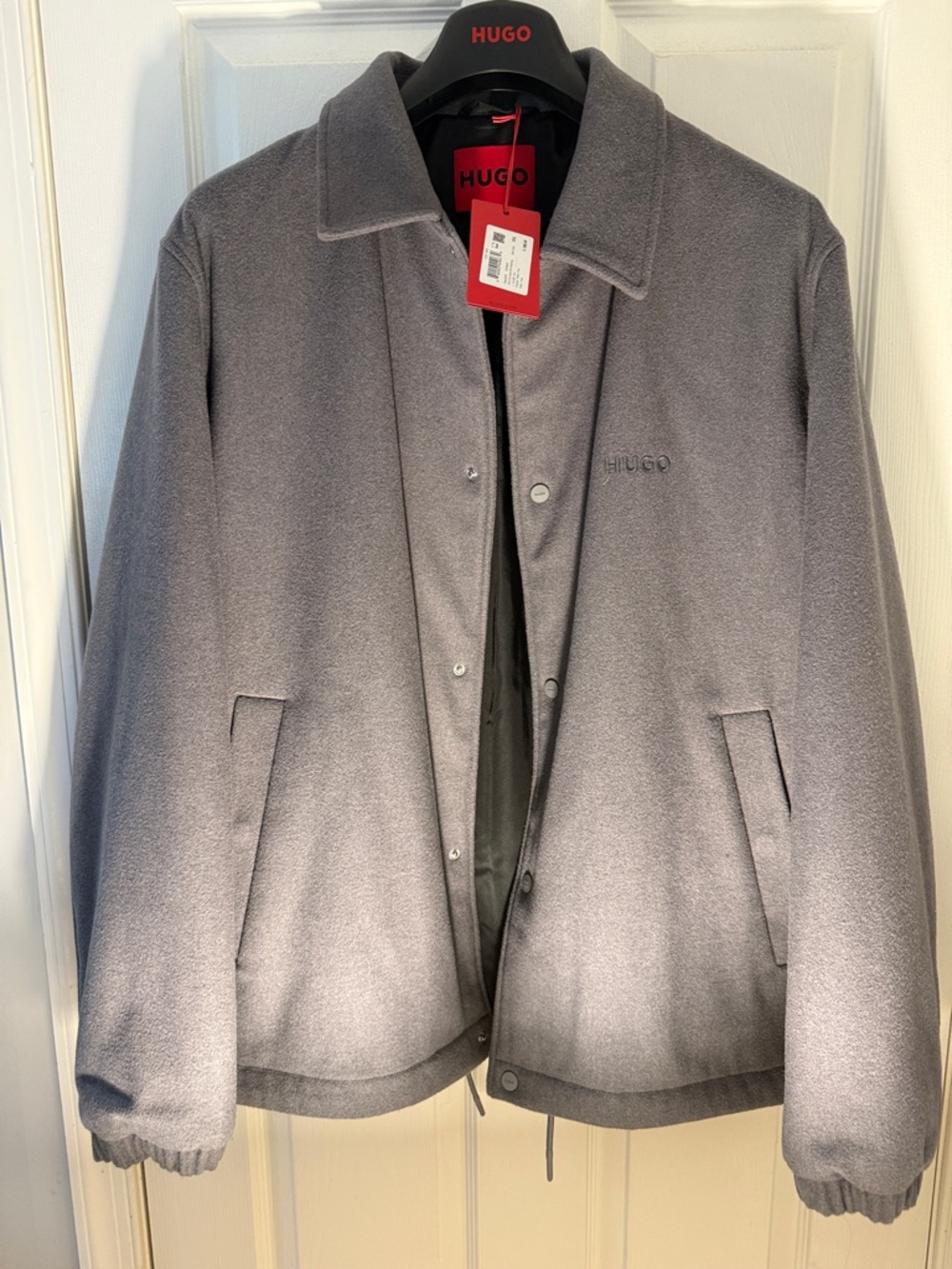 HUGO Charcoal Gray Casual Jacket